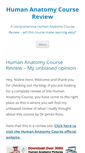 Mobile Screenshot of humananatomycoursereview.org